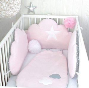 Πάντα Κρεβατιού Baby Star Cloud Pink