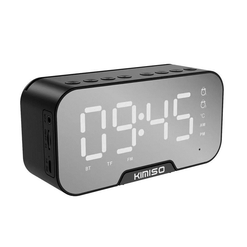 Bluetooth Ηχείο με Ψηφιακό Ρολόι LED Ξυπνητήρι TF/FM K10