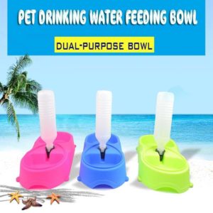 Πρακτική Διπλή Ταΐστρα Φαγητού - Νερού για Κατοικίδια Pet Dual Bowl