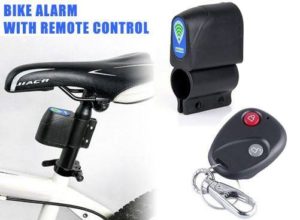 Ασύρματος Κραδασμικός Τηλεχειριζόμενος Συναγερμός Ποδηλάτου Wireless Bicycle Alarm