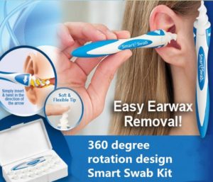 Έξυπνη Συσκευή Καθαρισμού Αυτιών με 16 Κεφαλές Σιλικόνης Easy EarWax Removal Kit