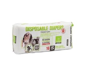 Απορροφητικές Πάνες Σκύλου μιας Χρήσης S 16 Τεμάχια με Προστασία από Διαρροές Nunbell Disposable Diapers