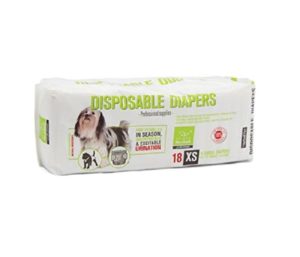 Απορροφητικές Πάνες Σκύλου μιας Χρήσης XS 18 Τεμάχια με Προστασία από Διαρροές Nunbell Disposable Diapers