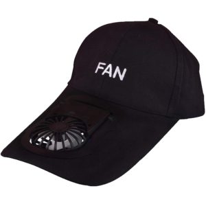 Jockey με Ανεμιστήρα 3 Ταχυτήτων USB Fan Hat Μαύρο