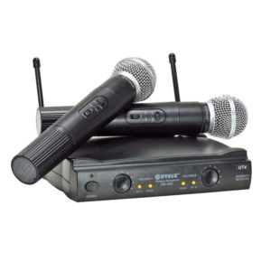 Επαγγελματική Συσκευή Για Karaoke UHF Με 2 Ασύρματα Μικρόφωνα WVNGR SM58II