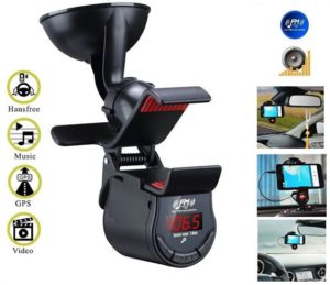 Βάση Αυτοκινήτου με Ασύρματο Πομπό FM Stereo, Bluetooth Hands-Free και Ενσωματωμένο Ηχείο