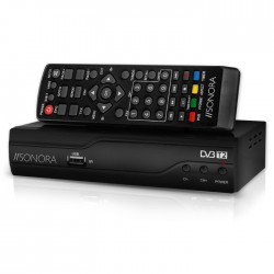 SONORA DVB T2-001 Επίγειος ψηφιακός δέκτης MPEG-4 υψηλής ευκρίνειας (FHD)