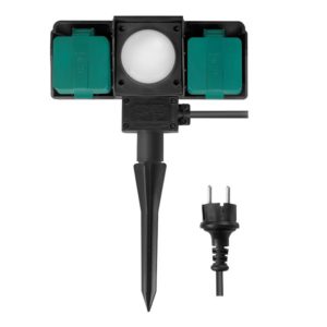 Outdoor Socket 2xSchuko with Sensor Logilink LPS226 2m (030737)