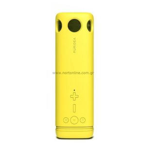 POWERBANK , Ηχείο Bluetooth + Φακός LED Puridea i2 4000mAh Κίτρινο-Θήκη για ποδήλατο