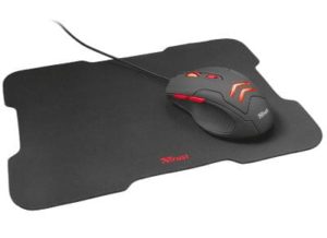 TRUST ZIVA - Gaming mouse + mousepad