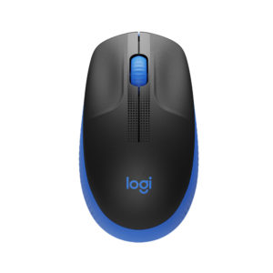 Logitech M190 Full-Size Wireless Mouse Blue (910-005907) (LOGM190BL)