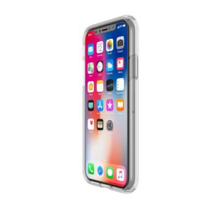 SPECK IPHONE X CASE (103133-5085) PRESIDIO CLEAR ( CLEAR/CLEAR)