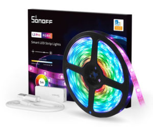 SONOFF smart LED καλωδιοταινία L3 Pro, RGBIC, αδιάβροχη, Wi-Fi + BT, 5m