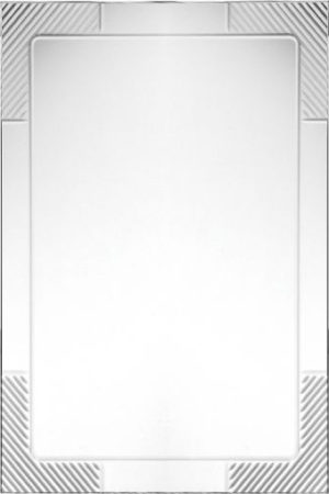 Gloria Semi Riga Καθρέπτης Μπάνιου 80x60 cm [15-8159]