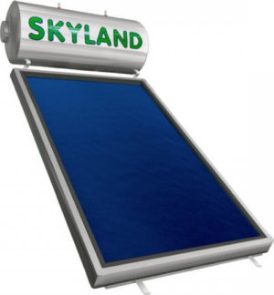 Cosmosolar Skyland GL Ηλιακός Θερμοσίφωνας 120 lt Glass Διπλής Ενέργειας με 1.95 τ.μ. Συλλέκτη