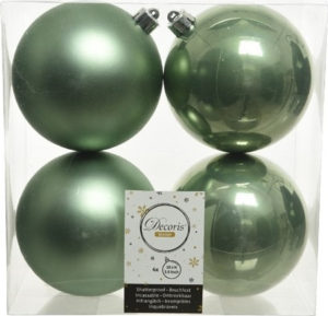 Πλαστική Μπάλα Πράσινη 100 mm (set 4 τεμάχια) [ # 04.TB-10004/ME ]