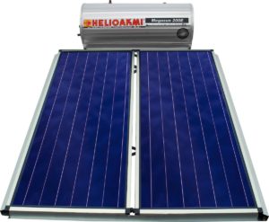 Helioakmi Megasun Ηλιακός Θερμοσίφωνας 200 lt Glass Διπλής Ενέργειας με 4.2 τ.μ. Συλλέκτη