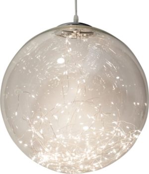 Ακρυλική μπάλα Copper & Flash 40 cm θερμό λευκό LED (ΧLCΟΡΡΕRΒΑLL-40WW)