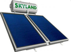 Cosmosolar Skyland GL Ηλιακός Θερμοσίφωνας 200 lt Glass Διπλής Ενέργειας με 4.1 τ.μ. Συλλέκτη