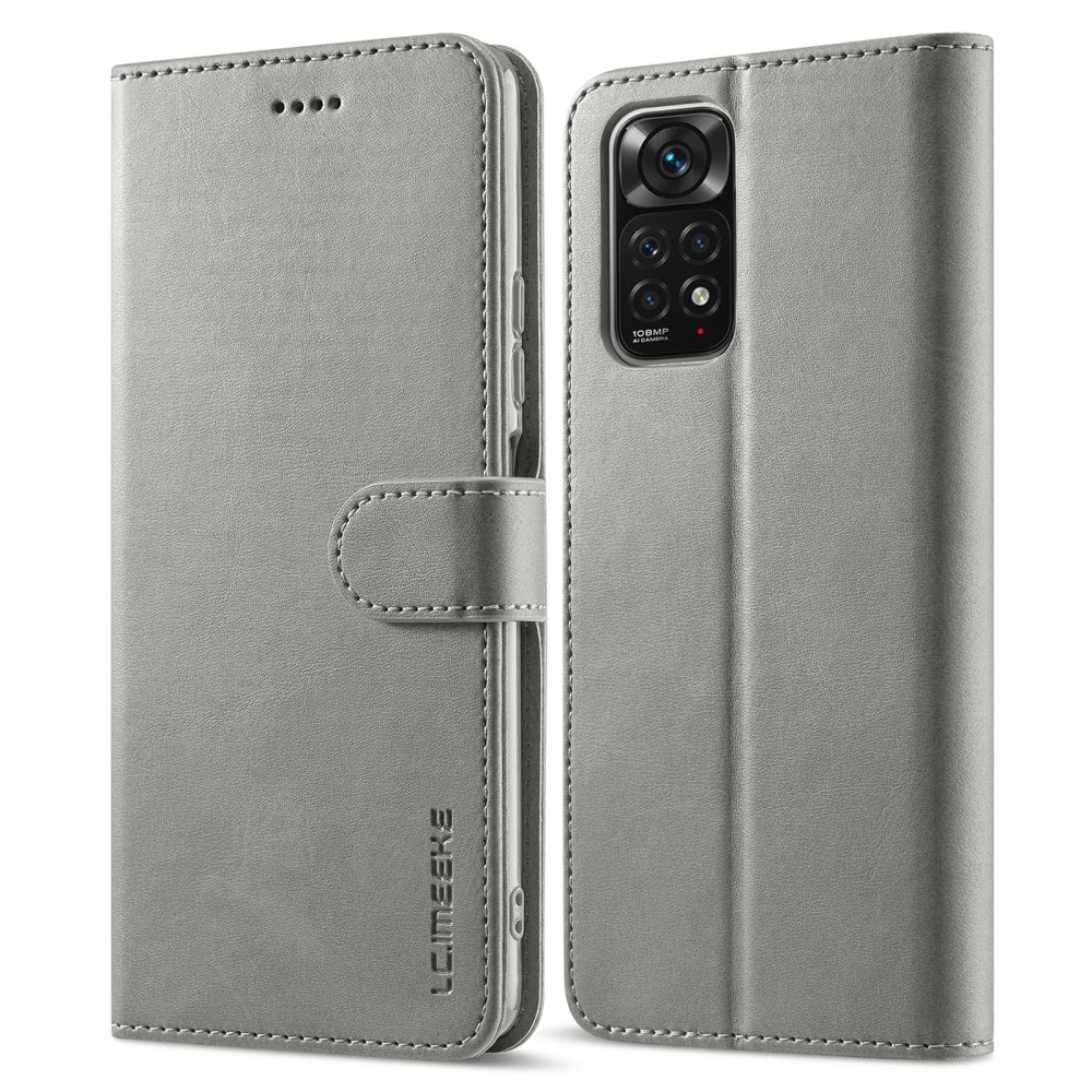 Θήκη Xiaomi Redmi Note 11 Pro LC.IMEEKE Wallet Leather Stand-Grey MPS15726