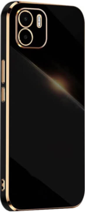 Bodycell Gold Plated - Θήκη Σιλικόνης Xiaomi Redmi A1 - Black (5206015070303) BG-00136