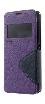 Θήκη Sony Xperia E3 Roar Diary View Window Leather Stand Case w/ Card Slot - Purple MPS10092