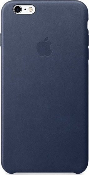 Official Apple Leather Case - Δερμάτινη Θήκη Apple iPhone 6S Plus / 6 Plus - Midnight Blue (MKXD2ZM/A) MKXD2ZM/A