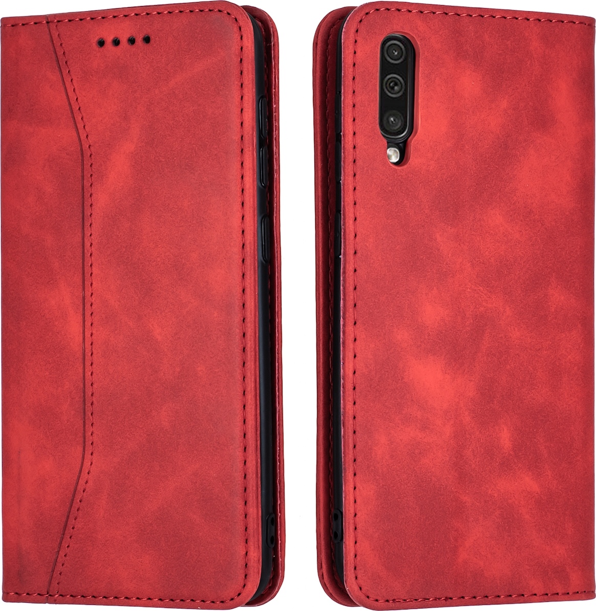 Bodycell Θήκη - Πορτοφόλι Samsung Galaxy A50 / A30s - Red (5206015058165) 82592