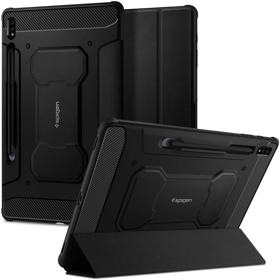 Spigen Θήκη Rugged Armor Pro Samsung Galaxy Tab S8 Plus / S7 Plus 12.4 - Black (ACS01607) ACS01607