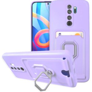 Bodycell Multifunction - Ανθεκτική Θήκη Xiaomi Redmi Note 8 Pro με Λουράκι Λαιμού / Κάλυμμα Κάμερας / Ring Holder / Υποδοχή Κάρτας - Purple (5206015013317) BM-00167