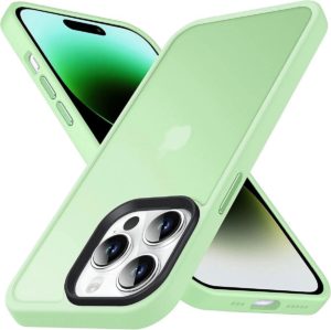 HappyCase Ημιδιάφανη Σκληρή Θήκη - Apple iPhone 15 Pro - Matte Green (8719246412653) 116003
