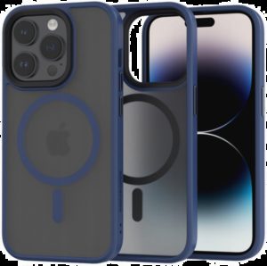 Spacecase Hybrid MagSafe - Σκληρή Ημιδιάφανη Θήκη MagSafe - Apple iPhone 14 Pro - Dark Blue (5905719103002) 119201