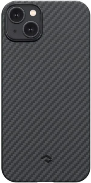 Pitaka MagEZ Case 4 - MagSafe Θήκη Aramid Fiber Body Apple iPhone 15 Plus - 1.15mm - 1500D - Black / Grey / Twill (KI1501M) KI1501M