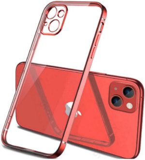 Bodycell HD Διάφανη Θήκη Σιλικόνης Apple iPhone 13 mini - Red (5206015067273) 04-00867