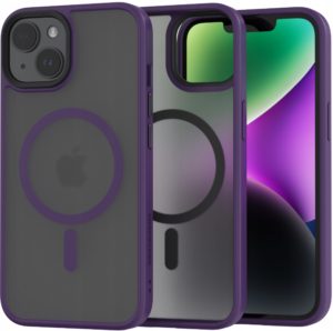 Spacecase Hybrid MagSafe - Σκληρή Ημιδιάφανη Θήκη MagSafe - Apple iPhone 14 - Purple (5905719102968) 119239