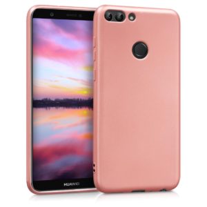 KW Θήκη Σιλικόνης Huawei P Smart 2018 - Metallic Rosegold (44431.31) 44431.31