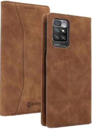 Bodycell Θήκη - Πορτοφόλι Xiaomi Redmi 10 - Brown (5206015066887) 92840