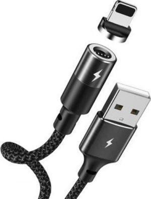 Καλώδιο REMAX Zigie Magnetic Cable USB For Lightning 3A 1.2m-black (RC-102i) MPS15147