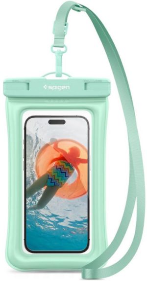 Spigen A610 Aqua Shield Universal Waterproof Floating Case - Αδιάβροχη Θήκη για Κινητά / Smartphones έως 6.8 - IPX8 - Mint (ACS06012) ACS06012