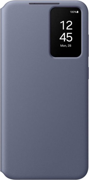 Θήκη Flip με Ενεργό Πορτάκι - Samsung Galaxy S24 Plus - Official Samsung Smart View Wallet Case - Violet (EF-ZS926CVEGWW) 13023301