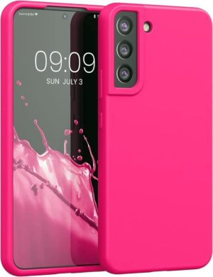 KWmobile Soft Flexible Rubber Cover - Θήκη Σιλικόνης Samsung Galaxy S22 Plus 5G - Neon Pink (56761.77) 56761.77