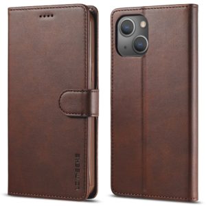 Θήκη iPhone 15 Plus LC.IMEEKE Wallet leather stand Case-Coffee MPS15933