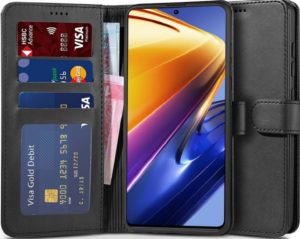 Tech-Protect Wallet - Θήκη Πορτοφόλι Xiaomi Poco F4 - Black (9589046924248) 111480