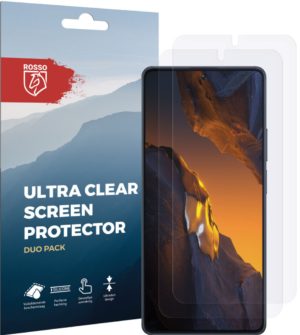 Rosso Ultra Clear Screen Protector - Μεμβράνη Προστασίας Οθόνης - Xiaomi Poco F5 - 2 Τεμάχια (8719246401107) 115050