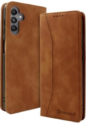 Bodycell Book Case - Θήκη Πορτοφόλι - Samsung Galaxy A25 - Brown (5206015073427) BB-00016