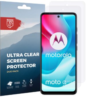 Rosso Ultra Clear Screen Protector - Μεμβράνη Προστασίας Οθόνης - Motorola Moto G60S - 2 Τεμάχια (8719246339844) 96333
