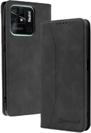 Bodycell Θήκη - Πορτοφόλι Xiaomi Redmi 10C - Black (5206015015823) 04-00980
