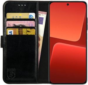 Rosso Element PU Θήκη Πορτοφόλι Xiaomi 13 - Black (8719246381652) 113032