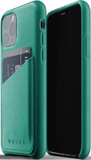 MUJJO Full Leather Wallet Case - Δερμάτινη Θήκη-Πορτοφόλι Apple iPhone 11 Pro - Alpine Green (MUJJO-CL-002-GR) MUJJO-CL-002-GR