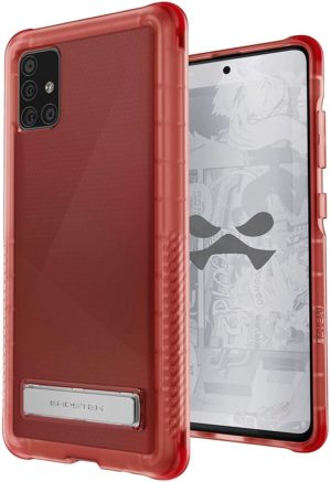 Ghostek Covert 4 - Διάφανη Ανθεκτική Θήκη Σιλικόνης & Kickstand Samsung Galaxy A51 - Pink (GHOCAS2463) GHOCAS2463